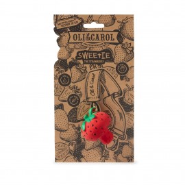 Oli & Carol - Μασητικό Από Φυσικό Καουτσούκ Sweetie The Strawberry