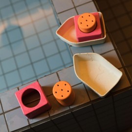  Oli & Carol - Παιχνίδι Μπάνιου Από Φυσικό Καουτσούκ  Toy Boat Orange