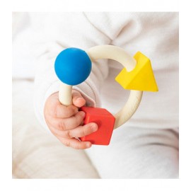  Oli & Carol - Κρίκος Οδοντοφυΐας Bauhaus Από Φυσικό Καουτσούκ 