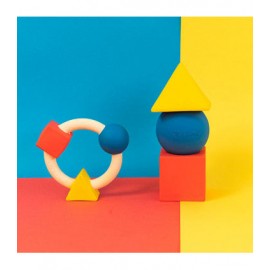  Oli & Carol - Κρίκος Οδοντοφυΐας Bauhaus Από Φυσικό Καουτσούκ 