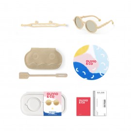 Olivio & Co - Παιδικά Γυαλιά Ηλίου Στρογγυλά 18-36 Μηνών Classic Olivio Desert Sand