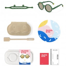 Olivio & Co - Παιδικά Γυαλιά Ηλίου Στρογγυλά 18-36 Μηνών Classic Olivio Cactus Green