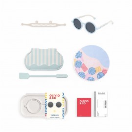 Olivio & Co - Παιδικά Γυαλιά Ηλίου Στρογγυλά 3-5 Ετών Seaside Stripes Sailing Blue