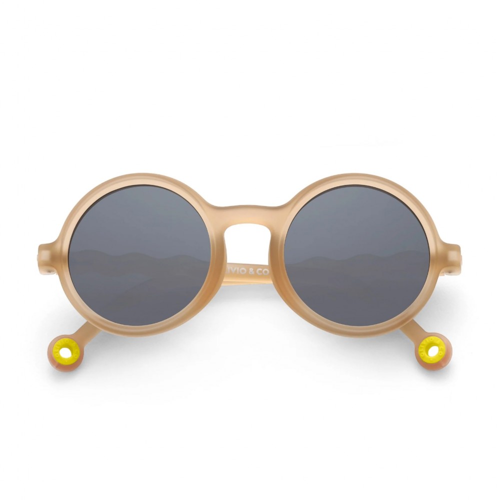 Olivio & Co - Παιδικά γυαλιά ηλίου στρογγυλά Classic Olivio Sand Beige 3-5 ετών