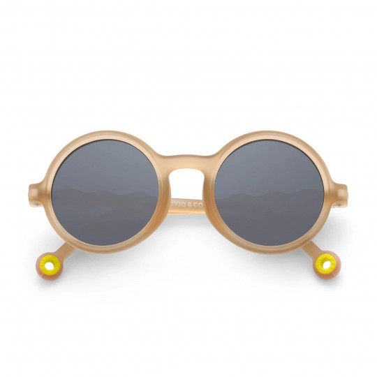 Olivio & Co - Παιδικά γυαλιά ηλίου στρογγυλά Classic Olivio Sand Beige 3-5 ετών