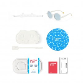 Olivio & Co - Παιδικά Γυαλιά Ηλίου Στρογγυλά 18-36 Μηνών Classic Olivio Shark White 