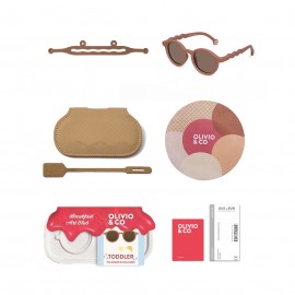 Olivio & Co - Παιδικά Γυαλιά Ηλίου Οβάλ 18-36 Μηνών Gelato Summer Chocolate