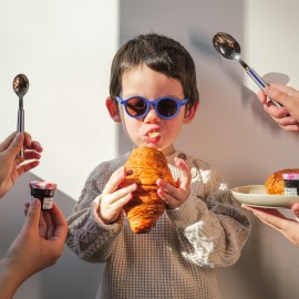 Olivio & Co - Παιδικά Γυαλιά Ηλίου Οβάλ 18-36 Μηνών Breakfast Art Midnight Berry