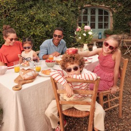 Olivio & Co - Παιδικά Γυαλιά Ηλίου Οβάλ 18-36 Μηνών Breakfast Art Midnight Berry