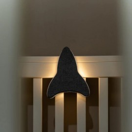 Ollie & Ella - Επιτοίχιο Φωτάκι Νύχτας Με Λευκούς Ήχους Διαστημόπλοιο