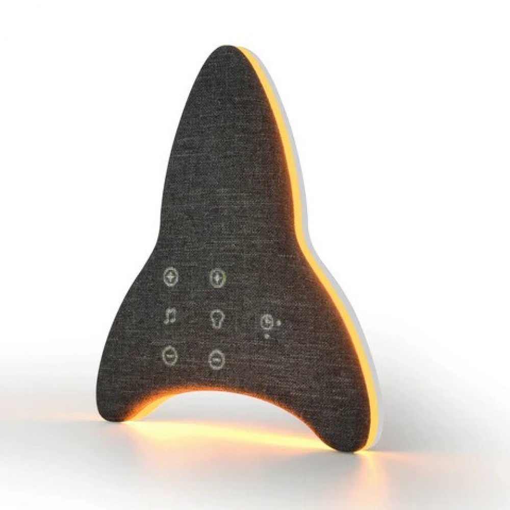 Ollie & Ella - Επιτοίχιο Φωτάκι Νύχτας Με Λευκούς Ήχους Διαστημόπλοιο