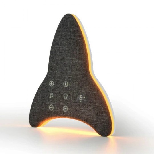 Ollie & Ella - Επιτοίχιο Φωτάκι Νύχτας Με Λευκούς Ήχους Διαστημόπλοιο