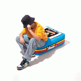 Omy - Φουσκωτό Μαξιλάρι Δαπέδου Video Game