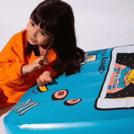 Omy - Φουσκωτό Μαξιλάρι Δαπέδου Video Game