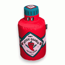 Omy - Φουσκωτό Μαξιλάρι Δαπέδου Spicy Diablo