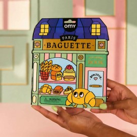 Omy - Βιβλίο Ζωγραφικής με Αυτοκόλλητα Coloring Boutique French Baguette