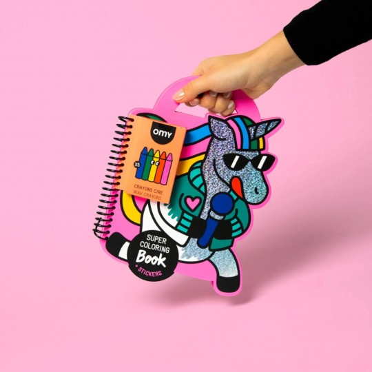 Omy - Βιβλιαράκι Ζωγραφικής Με Αυτοκόλλητα Lily