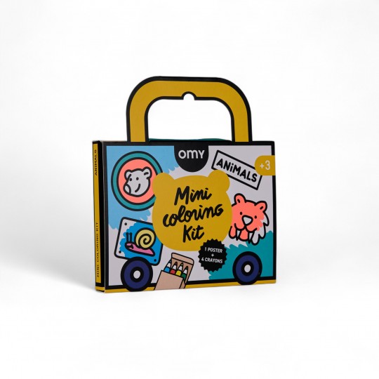 Omy - Αφίσα Ζωγτραφικής Μίνι Animals On The Go Omy - Αφίσα Ζωγτραφικής Μίνι Animals On The Go