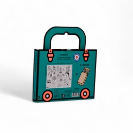 Omy - Αφίσα Ζωγτραφικής Μίνι Atlas On The Go Omy - Αφίσα Ζωγτραφικής Μίνι Atlas On The Go