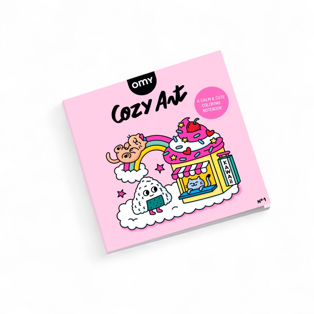 Omy - Βιβλίο Ζωγραφικής Cozy Art  Kawaii Omy - Βιβλίο Ζωγραφικής Cozy Art  Kawaii