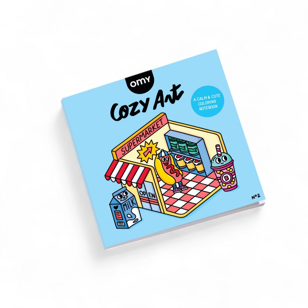 Omy - Βιβλίο Ζωγραφικής Cozy Art  Supermarket Omy - Βιβλίο Ζωγραφικής Cozy Art  Supermarket