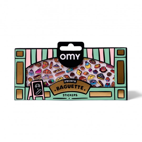 Omy - Σετ αυτοκόλλητα BOUTIQUE French Bakery
