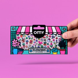 Omy - Σετ αυτοκόλλητα BOUTIQUE Flower Shop
