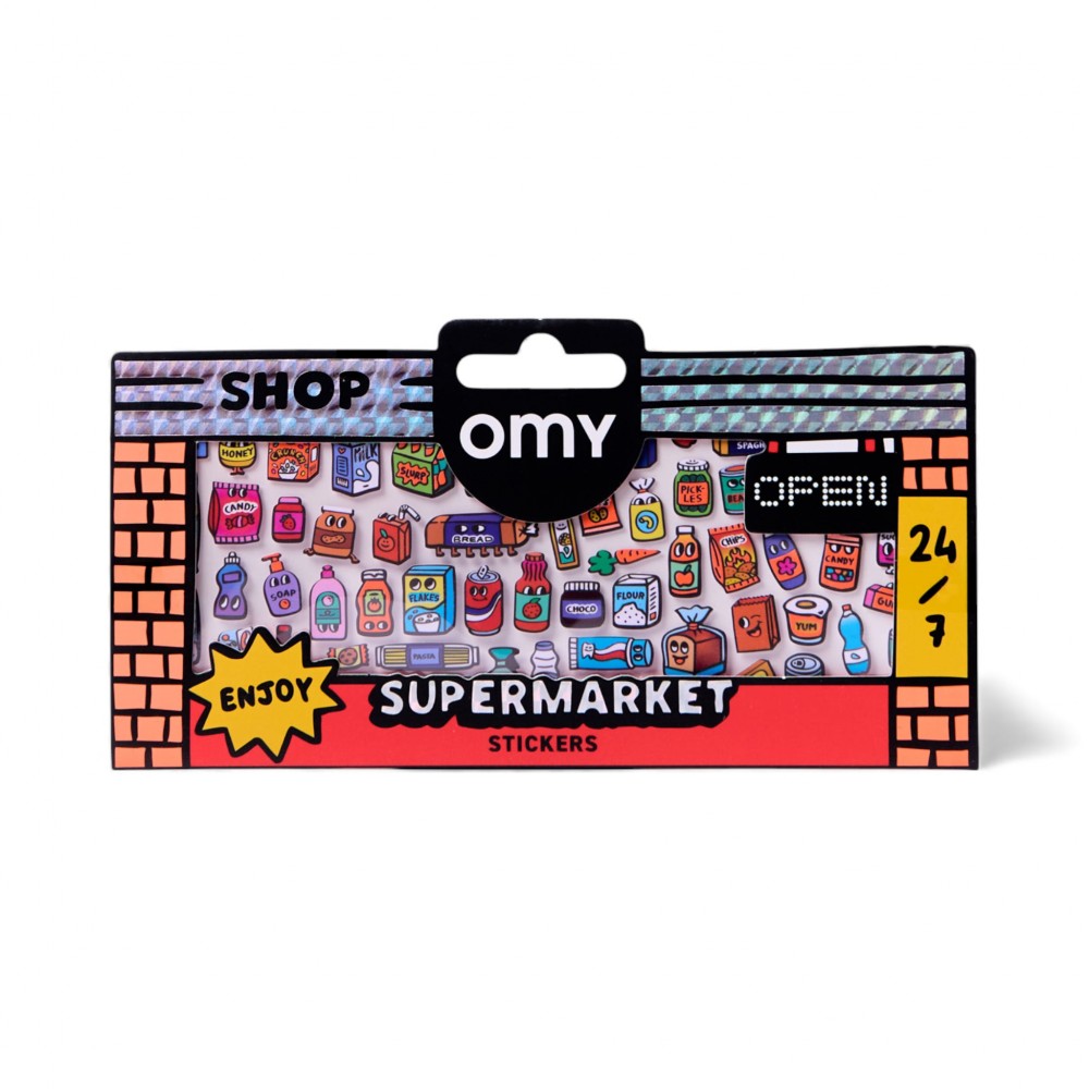Omy - Σετ αυτοκόλλητα BOUTIQUE Supermarket