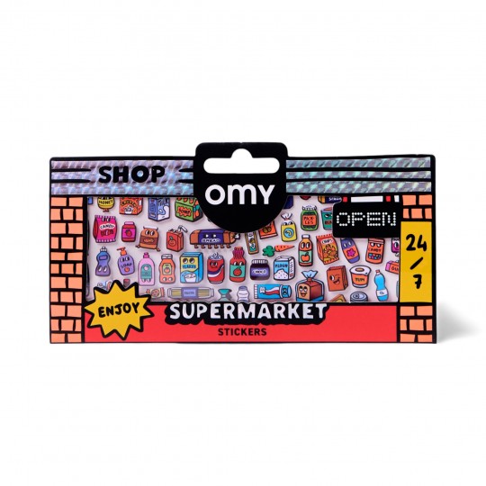 Omy - Σετ αυτοκόλλητα BOUTIQUE Supermarket