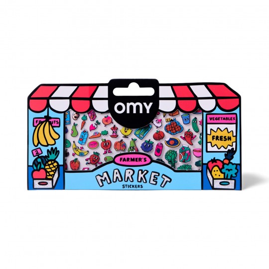 Omy - Σετ αυτοκόλλητα BOUTIQUE Farmer's Market