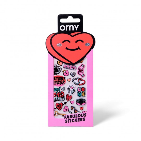 Omy - Σετ αυτοκόλλητα ICONIC Love