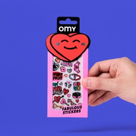 Omy - Σετ αυτοκόλλητα ICONIC Love