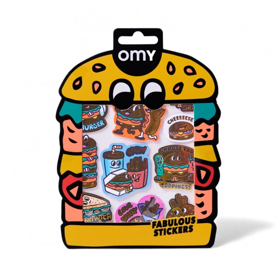 Omy - Σετ αυτοκόλλητα BIG Burger
