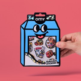Omy - Σετ αυτοκόλλητα BIG Milk