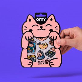 Omy - Σετ αυτοκόλλητα BIG Kitty