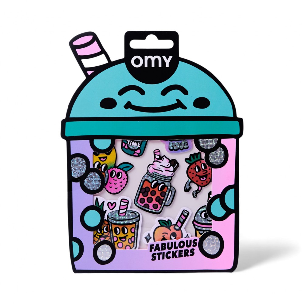 Omy - Σετ αυτοκόλλητα BIG Bubble Tea