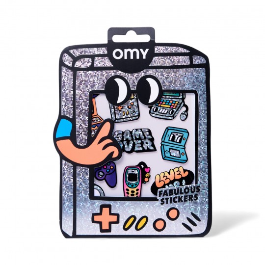 Omy - Σετ αυτοκόλλητα BIG Game Boy