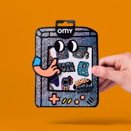 Omy - Σετ αυτοκόλλητα BIG Game Boy