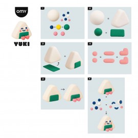 Omy - Σετ Κατασκευής με Πηλό Air Dry Clay Yuki