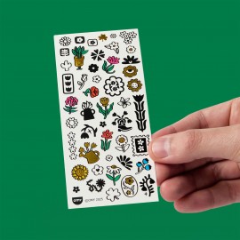 Omy - Αυτοκόλλητα Flash Tattoos Flower Pop