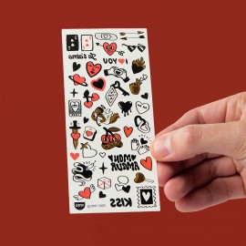 Omy - Αυτοκόλλητα Flash Tattoos Crazy in Love