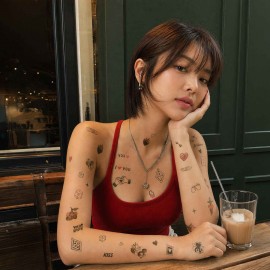 Omy - Αυτοκόλλητα Flash Tattoos Crazy in Love