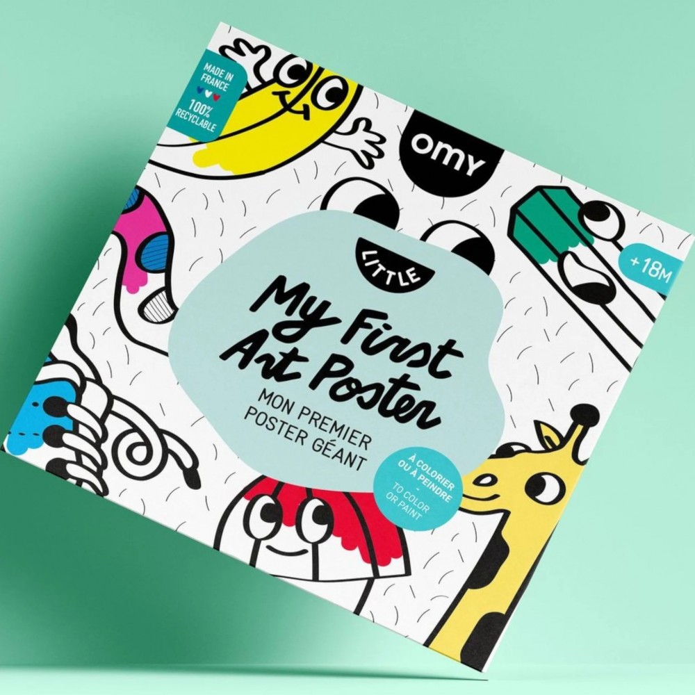 Omy - Αφίσα Γίγας Για Ζωγραφική My First Art Poster