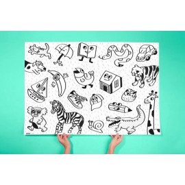 Omy - Αφίσα Γίγας Για Ζωγραφική My First Art Poster