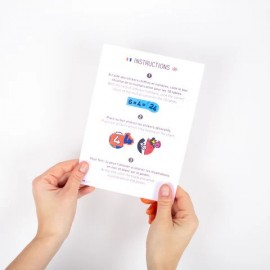 Omy - Αφίσα Γίγας Για Ζωγραφική Με Αυτοκόλλητα School Multiplication