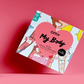 Omy - Αφίσα Γίγας Για Ζωγραφική Με Αυτοκόλλητα My Body Omy - Αφίσα Γίγας Για Ζωγραφική Με Αυτοκόλλητα My Body
