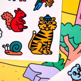 Omy - Φοτητό Παιχνίδι Με Αυτοκόλλητα Σιλικόνης Montessori Animals Omy - Φοτητό Παιχνίδι Με Αυτοκόλλητα Σιλικόνης Montessori Animals