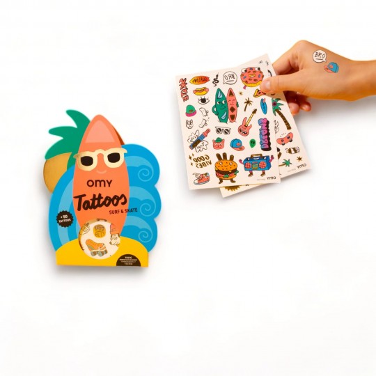 Omy - Αυτοκόλλητα  Tattoos Surf & Skate Omy - Αυτοκόλλητα  Tattoos Surf & Skate