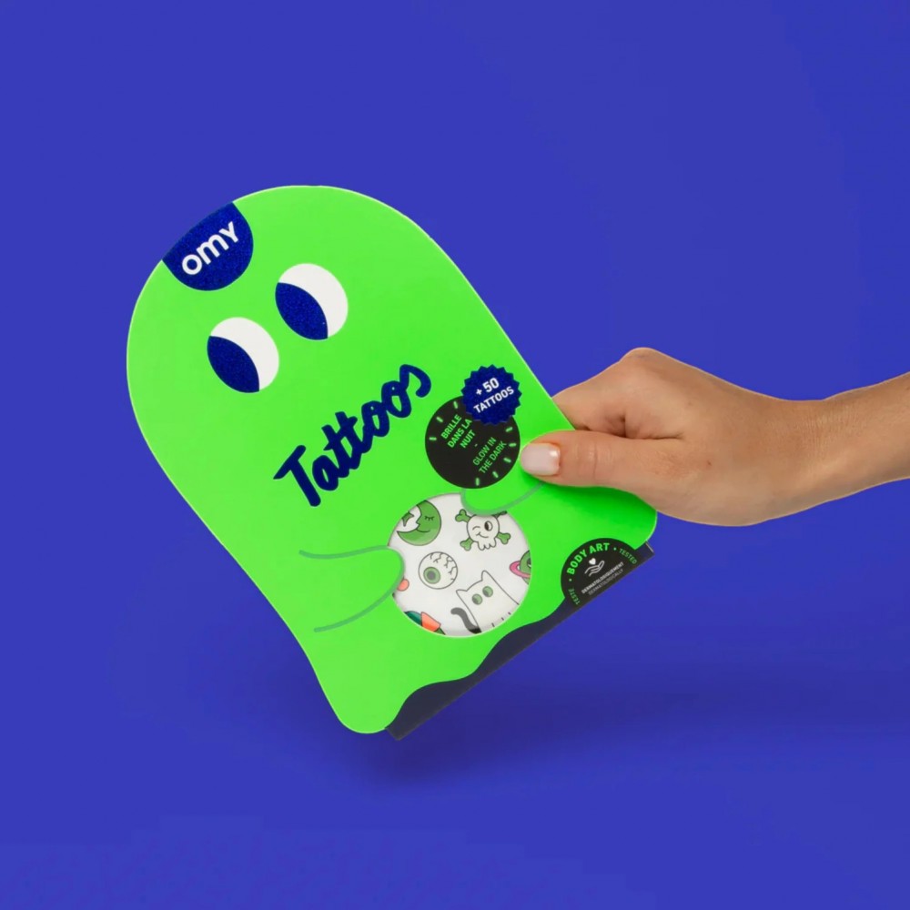 Omy - Αυτοκόλλητα Tattoos Φαντασματάκια Boo