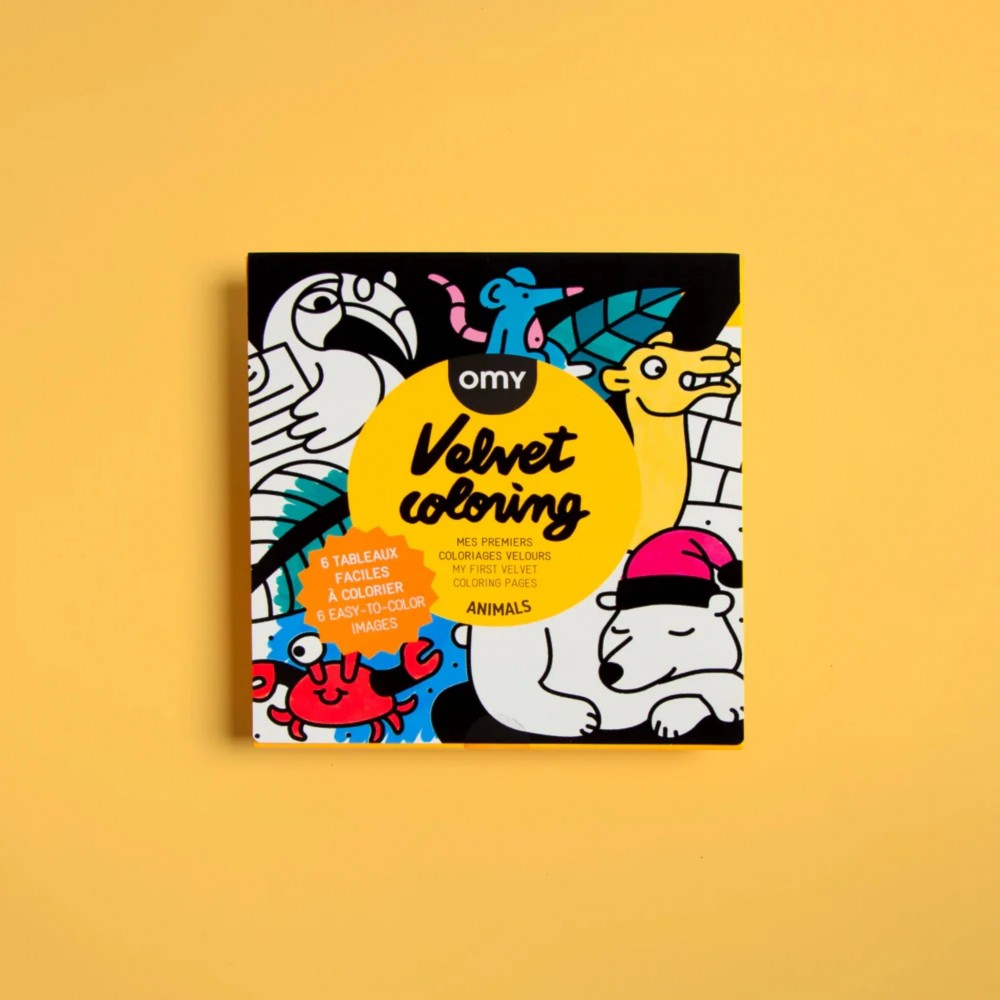 Omy - Σετ Ζωγραφικής Με Βελούδινο Πλαίσιο Animals